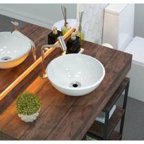 Kit Cuba R30 com Torneira Link 1062 Metal e Válvula 1 Polegada Compace Kit Cuba R30 com Torneira Link 1062 Metal e Válvula 1 Polegada Compace