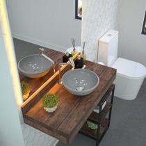 Kit Cuba R30 com Válvula Click 1 Polegada G e Sifão Cromado e Flexível Compace