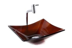 Kit Cuba Retangular + Torneira Link + Válvula Click + Sifão