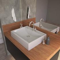 Kit Cuba Rt49 com Torneira 1198 Metal e Válvula Click 1 Polegada B Compace