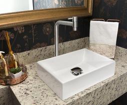 Kit Cuba Torino Sobrepor C/ Torneira Inox e Valvula Click Kit Cuba Torino Sobrepor C/ Torneira Inox e Valvula Click