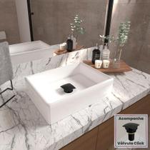 Kit Cuba Torino Sobrepor com Valvula Click Black Kit Cuba Torino Sobrepor com Valvula Click Black