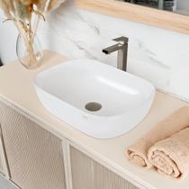 Kit Cuba Trend Louça Moderna C/ Torneira E Válvula Click