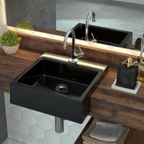 Kit Cuba Xq355 Torneira 1198 Metal e Válvula 1 Polegada Sifão Flexível Pvc Compace Kit Cuba Xq355 Torneira 1198 Metal e Válvula 1 Polegada Sifão Flexível Pvc Compace