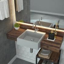 Kit Cuba XQ355 Torneira 1198 Metal e Válvula Click 1 Polegada B Compace Kit Cuba XQ355 Torneira 1198 Metal e Válvula Click 1 Polegada B Compace