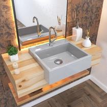 Kit Cuba XQ395 Torneira 1198 Metal Válvula Click 1 1/2 Polegada Compace