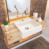 Kit Cuba XQ395 Torneira Pratika 1060 Metal e Válvula Click 1 1/2 Polegada Sifão PVC Flexível Compace Kit Cuba XQ395 Torneira Pratika 1060 Metal e Válvula Click 1 1/2 Polegada Sifão PVC Flexível Compace