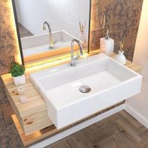 Kit Cuba Xrt55 com Válvula Click 1.1/2" e Sifão Cromado e Flexível Compace