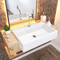 Kit Cuba Xrt55 Torneira Pratika 1060 Metal 1/4 Volta Compace