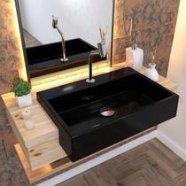 Kit Cuba Xrt55 Torneira Pratika 1060 Metal e Válvula Click 1 Polegada G Sifão Flexível Pvc Compace