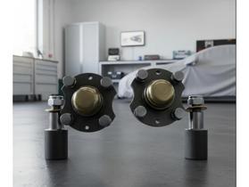 Kit Cubo Carretinha Reboque Furação Fiat completo Com Rolamento Kit Cubo Carretinha Reboque Furação Fiat completo Com Rolamento