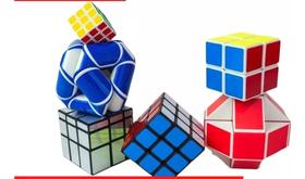 Kit Cubo Mágico 06 Pçs Modelos Diferentes Series Cube Match