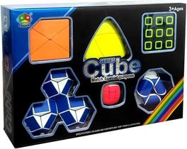 Kit Cubo Mágico 3x3x3 Skewb 2x2x2 Mastermorphix Snake Chaveiro Competir Regulagem Magico Speed Giro Rapido Reforçado top