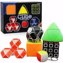 Kit Cubo Mágico 6 Peças Profissional Puzzle Educativo Raciocínio Lógico Criança adolescente Kit Cubo Mágico 6 Peças Profissional Puzzle Educativo Raciocínio Lógico Criança adolescente