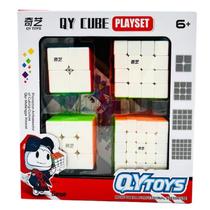 Kit Cubo Mágico Qiyi 2x2x2 / 3x3x3 / 4x4x4 / 5x5x5