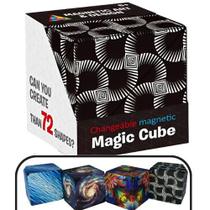 Kit Cubo magnético 72 formas 3D Com 4 unidades