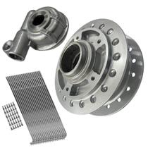 Kit Cubo Roda Dianteira Bros125 Bros150 Bros160 Engrenagem Velocímetro Nxr125 Nxr150 Nxr160 Raios 4mm A Disco