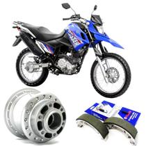 KIT Cubo Roda + Patim Tambor Traseira Original Yamaha Xtz Crosser 150