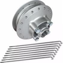 Kit Cubo Traseiro e Jogo De Raio 4mm Fan 125 2009 Á 2017