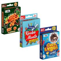 Kit Cuca Legal Pocket + Rouba Monte + Jogo do Mico Cartas