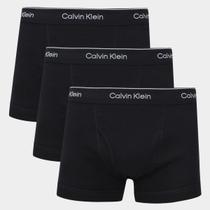 Kit Cueca Boxe Calvin Klein Trunk Masculina - 3 Peças Kit Cueca Boxe Calvin Klein Trunk Masculina - 3 Peças
