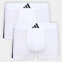 Kit Cueca Boxer Adidas Baixa Com 2 Peças Kit Cueca Boxer Adidas Baixa Com 2 Peças