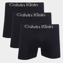 Kit Cueca Boxer Calvin Klein C/ 3 Peças Kit Cueca Boxer Calvin Klein C/ 3 Peças
