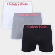 Kit Cueca Boxer Calvin Klein C/ 3 Peças