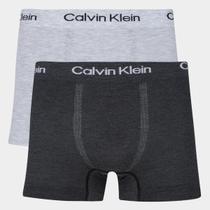 Kit Cueca Boxer Calvin Klein Seamless Viscose 2 Peças