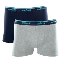 Kit Cueca Boxer Colcci 2 Peças Masculina Algodão com Elástico