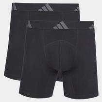 Kit Cueca Boxer Ergonômica Adidas 2 Peças Kit Cueca Boxer Ergonômica Adidas 2 Peças