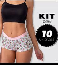 Kit cueca boxer feminina sedutora TAM G