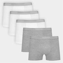 Kit Cueca Boxer Hering 5 Peças
