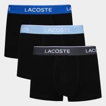 Kit Cueca Boxer Lacoste Masculina - 3 Peças Kit Cueca Boxer Lacoste Masculina - 3 Peças