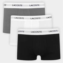 Kit Cueca Boxer Lacoste Masculina - 3 Peças