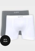 Kit Cueca Boxer Lupo 6 Unidades