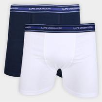 Kit Cueca Boxer Lupo Com Elástano 2 Peças