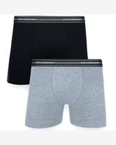 Kit Cueca Boxer Lupo Com Elástano 2 Peças Kit Cueca Boxer Lupo Com Elástano 2 Peças