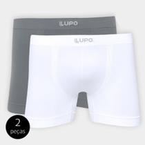 Kit Cueca Boxer Lupo Microfibra Sem Costura 2 Peças Kit Cueca Boxer Lupo Microfibra Sem Costura 2 Peças