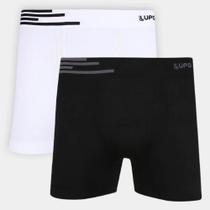 Kit Cueca Boxer Lupo Microfibra Sem Costura 2 Peças Kit Cueca Boxer Lupo Microfibra Sem Costura 2 Peças