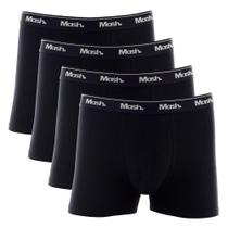 Kit Cueca Boxer Mash 4 Peças Masculina Algodão Elástico