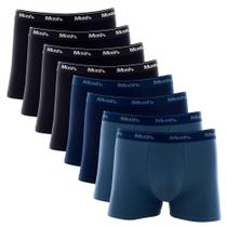 Kit Cueca Boxer Mash 8 Peças Masculina Algodão Elástico