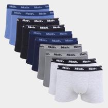 Kit Cueca Boxer Mash Masculina 10 Peças