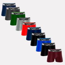 Kit Cueca Boxer Plus Size Extra Grande Microfibra