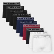 Kit Cueca Boxer Polo London Club Microfibra 10 Peças Kit Cueca Boxer Polo London Club Microfibra 10 Peças