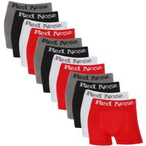 Kit Cueca Boxer Red Nose Esportiva 12 Peças