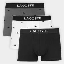 Kit Cueca Boxer Trunk Lacoste 3 Peças Kit Cueca Boxer Trunk Lacoste 3 Peças
