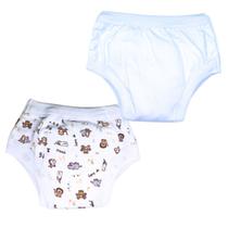 Kit Cueca Calcinha Treinamento Desfralde Kit 2und Safari Bco Kit Cueca Calcinha Treinamento Desfralde Kit 2und Safari Bco
