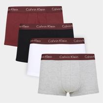 Kit Cueca Calvin Klein Low Rise Trunk Com 4 Peças Kit Cueca Calvin Klein Low Rise Trunk Com 4 Peças