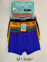 Kit Cueca Infantil na Caixa com 4 unidades